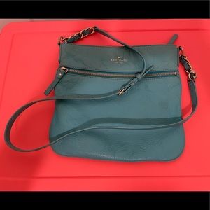 Kate Spade light blue crossbody purse
